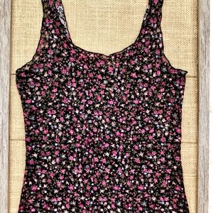 Intimately Free People Sheer Calico Floral Tank